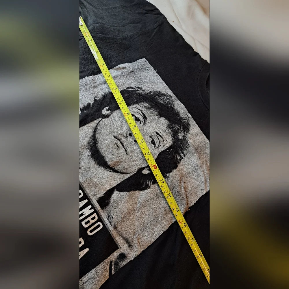 Rambo Sylvester Stallone Black Graphic T-Shirt. Medium